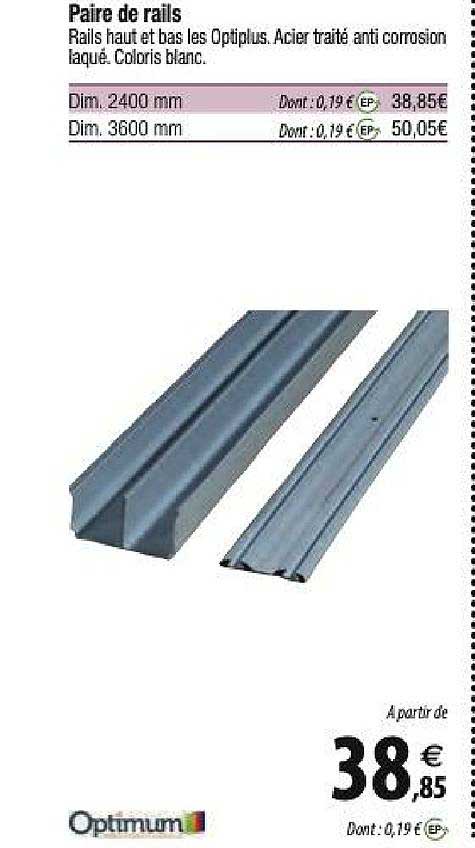 Paire De Rails Optimum