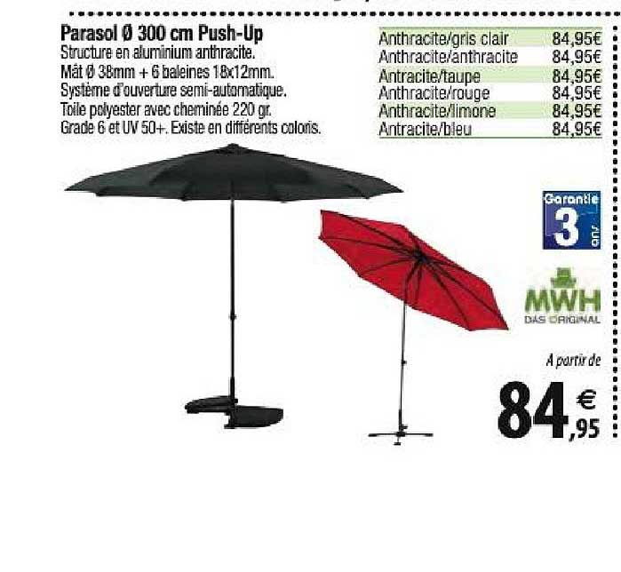 parasol push-up mwh