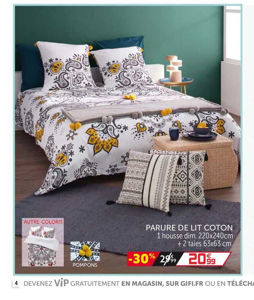 Parure De Lit Coton