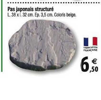 pas  japonais structuré