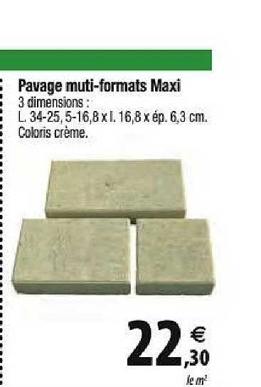 Pavage Multi Formats Maxi