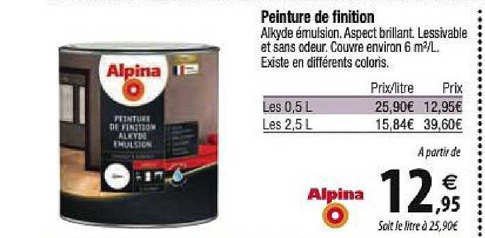 peinture de finition alpina
