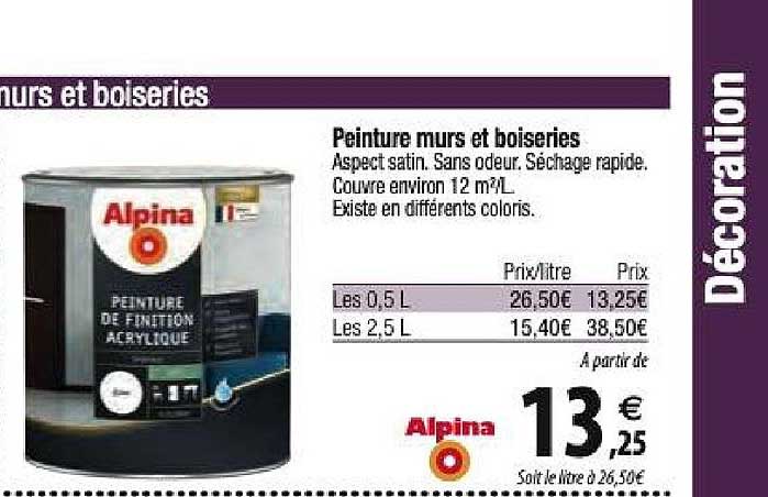 peinture murs et boiseries