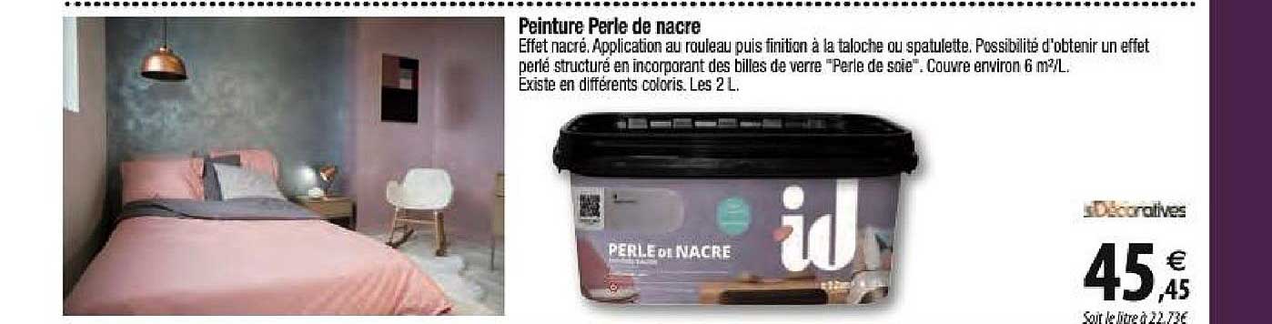 peinture perle de nacre décoratives