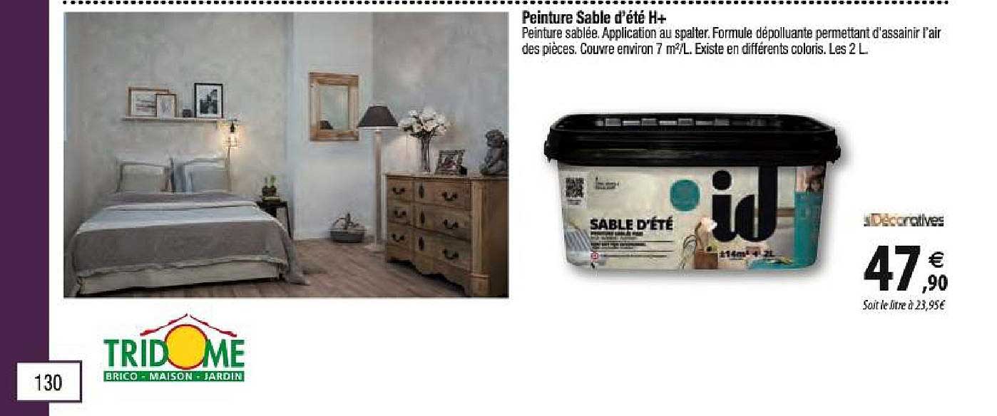 peinture sable d'été h+ décoratives