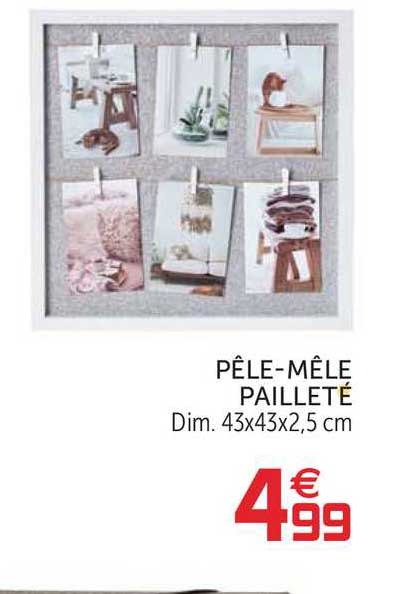 pêle mêle pailleté