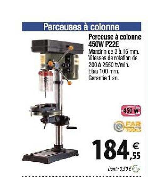 perceuse à colonne 450w p22e