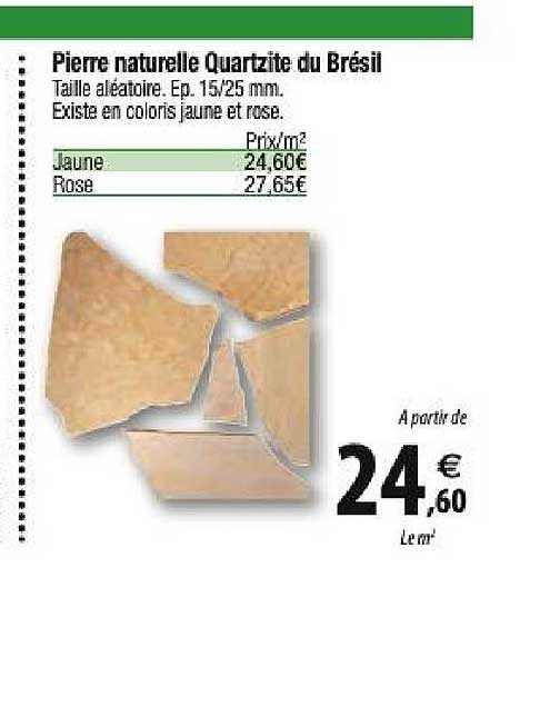 Pierre Naturelle Quartzite Du Brésil