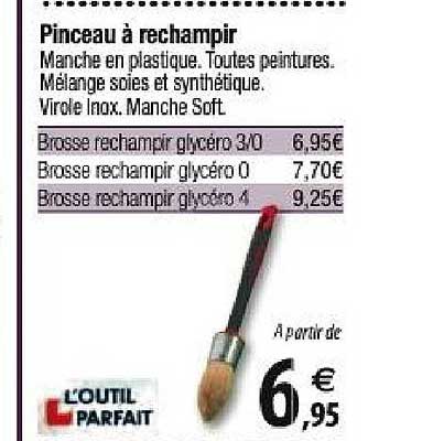 pinceau à rechampir