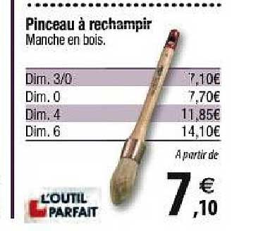 pinceau à rechampir