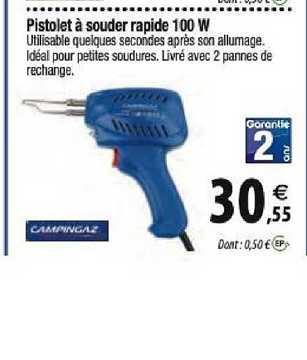 pistolet à souder rapide 100w