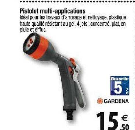 Pistolet Multi-applications Gardena