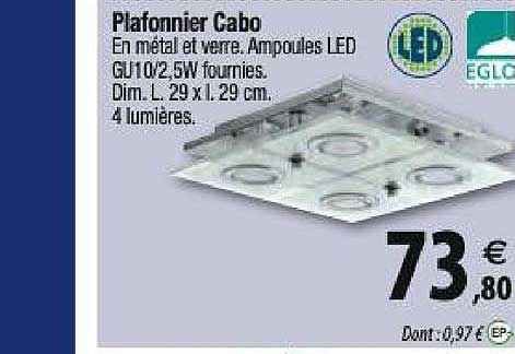 plafonnier cabo