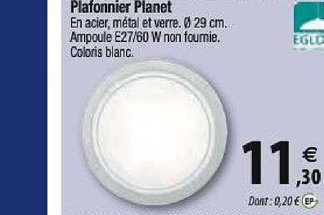 plafonnier planet