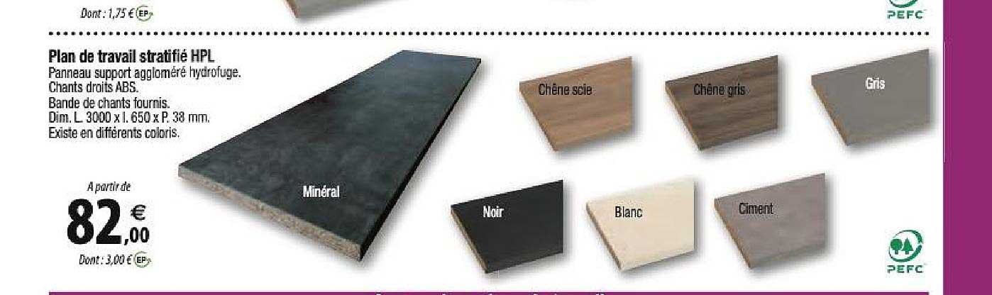 Plan De Travail Stratifié Hpl