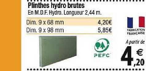 Plinthes Hydro Brutes
