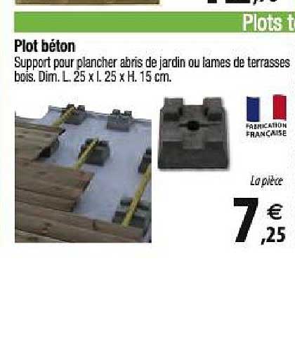 plot béton