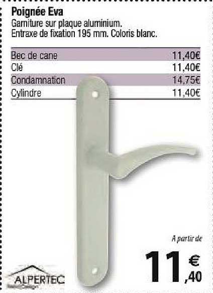 poignée eva alpertec