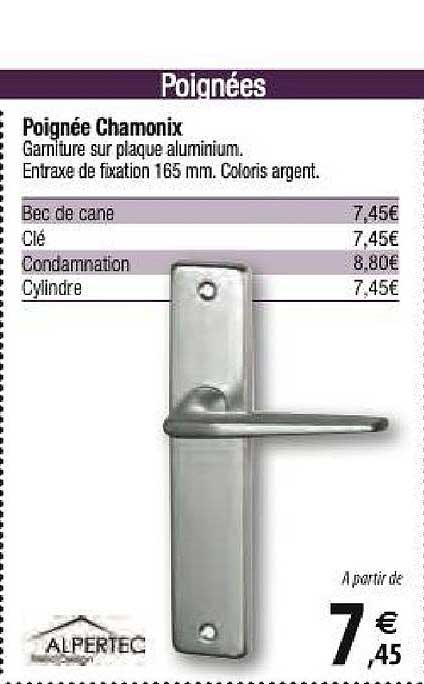poignée chamonix alpertec