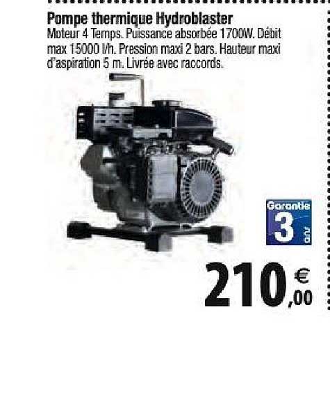 Pompe Thermique Hydroblaster