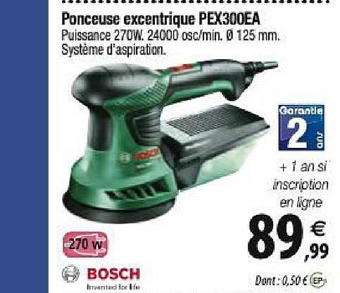 Ponceuse Excentrique Pex300ea