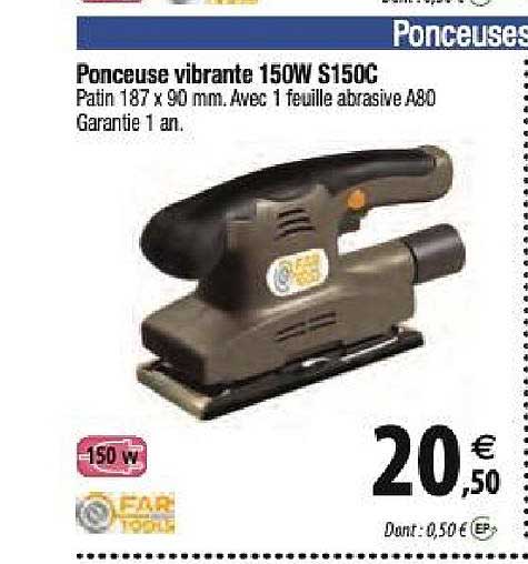 ponceuse vibrante 150w s150g
