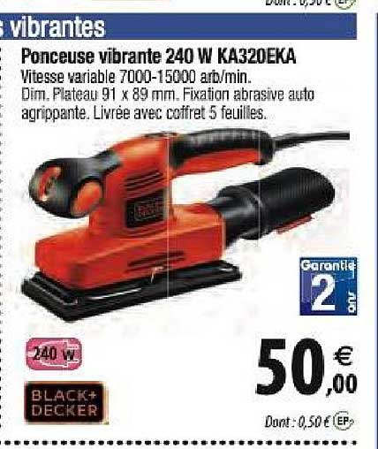 ponceuse vibrante 240w ka320eka