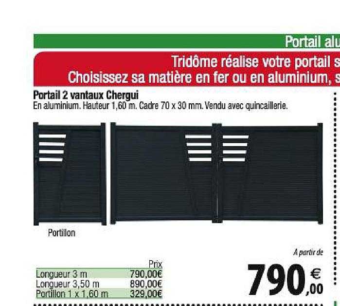 Portail 2 Vantaux Chergui