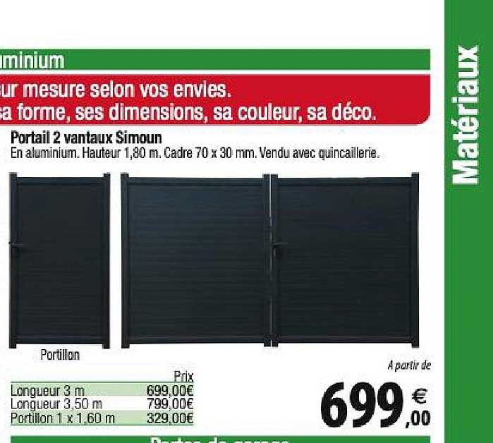 portail 2 vantaux simoun