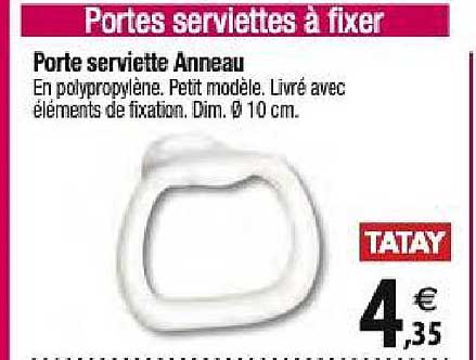 Porte Serviette Anneau Tatay