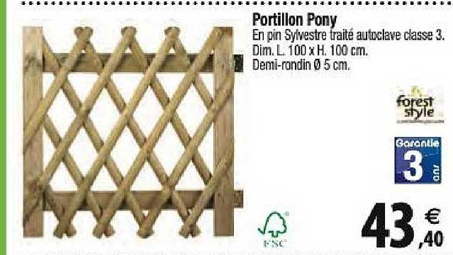 portillon pony forest style