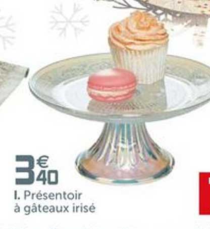 Présentoir à Gâteaux Irisé
