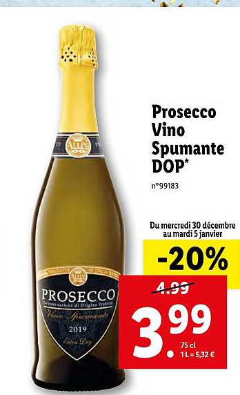 prosecco vino spumante dop