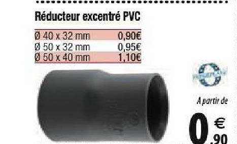 réducteur excentré pvc