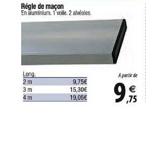 Régle à Maçon