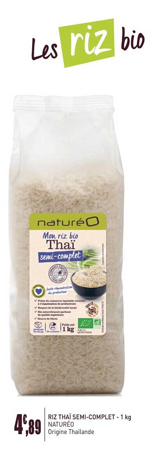 riz thaï semi complet