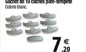 sachet de  10 caches pare tempête