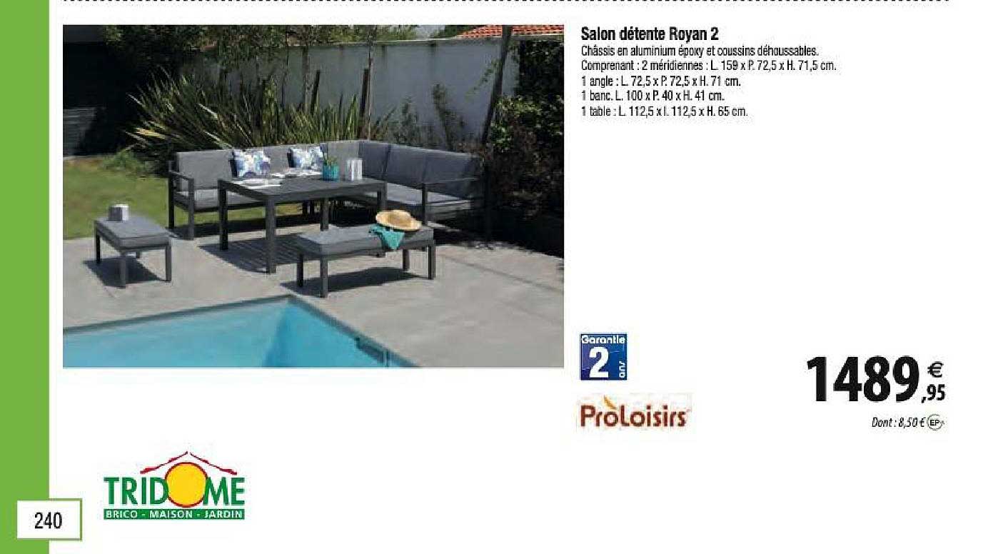 salon détente rayon 2 proloisirs