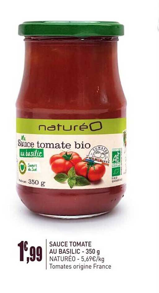 Sauce Tomate Au Basilic
