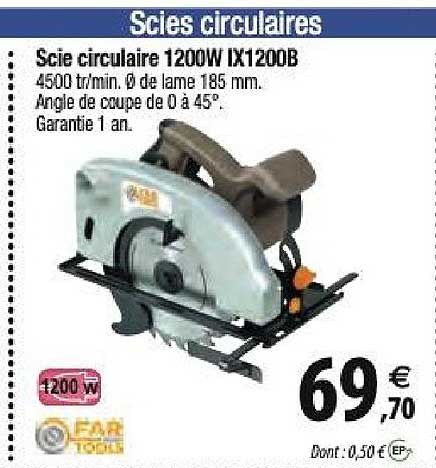 scie circulaire 1200w ix1200b