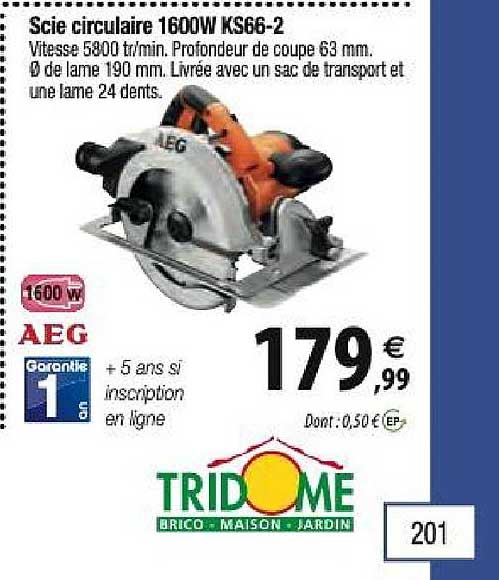 scie circulaire 1600w ks66 2