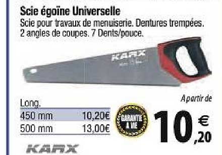 scie égoïne universelle