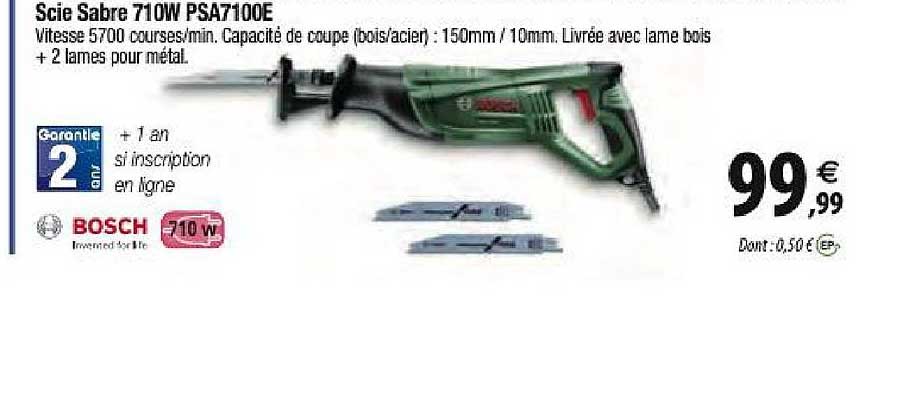 scie sabre 710w psa7100e