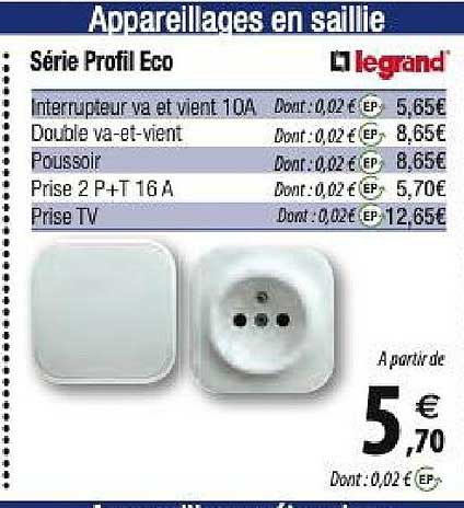 série profil eco legrand