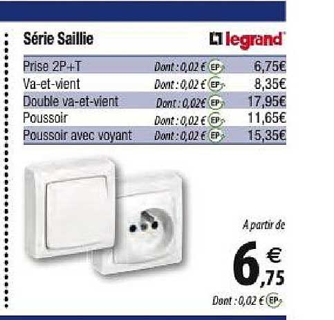 série saillie legrand