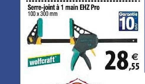 serre joint à 1 main ehz pro
