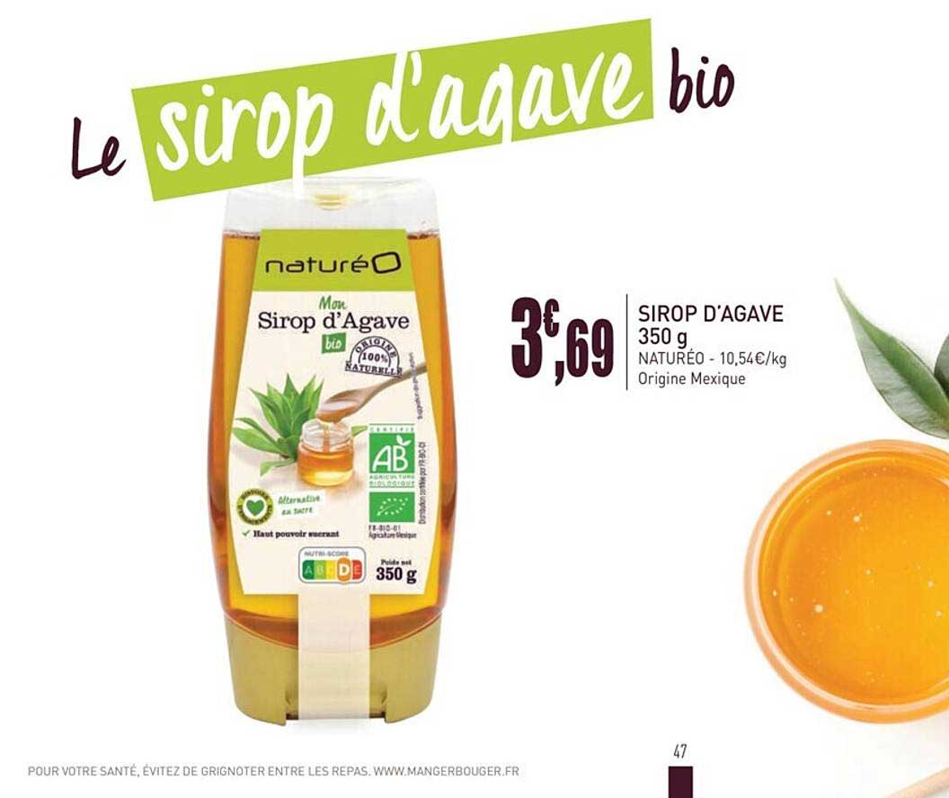 sirop d'agave
