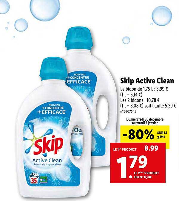 Skip Active Clean