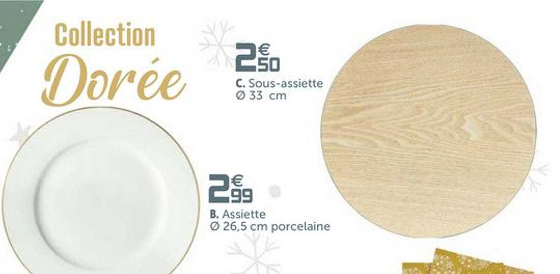 sous-assiette , assiette porcelaine