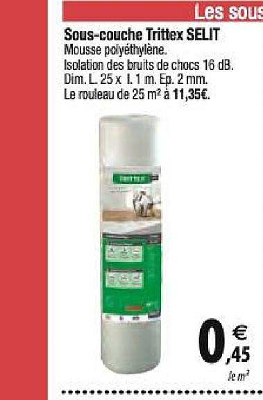 sous couche trittez selit